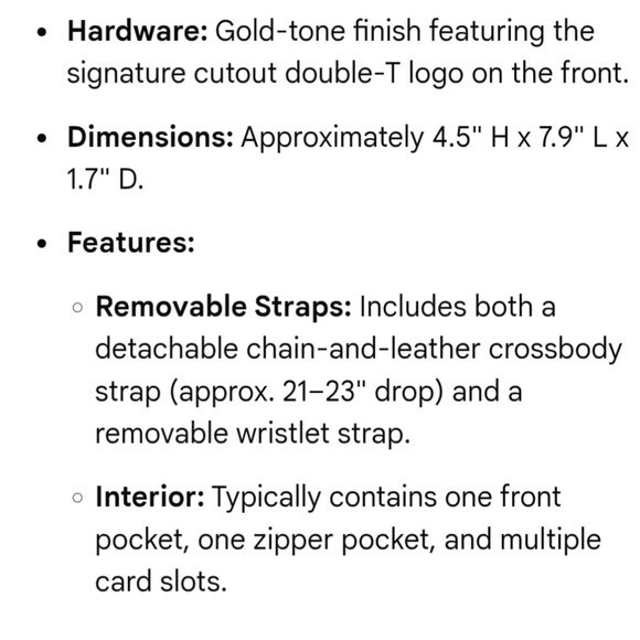 Tory Burch Crossbody Purse (Pebbled Leather) - Picture 15 of 16